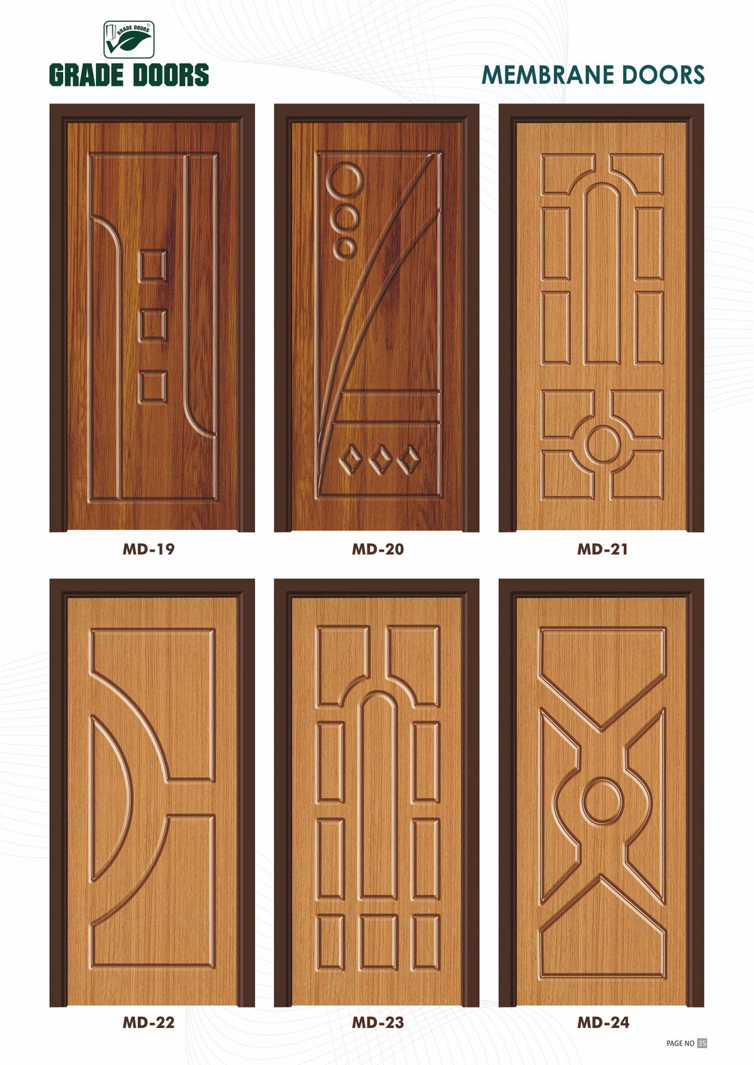 Premium brass doors, second view